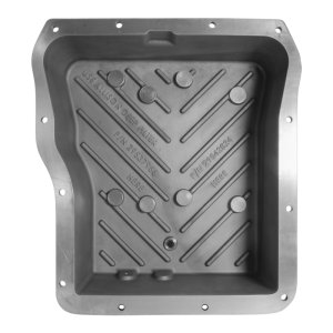 Chevrolet Silverado 3500 HD Transmission Pan - Yukon Gear & Axle - High-Capacity Aluminum - Black - `07-`19